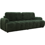 Sofa ACCORIDO - ciemnozielony, sztruks