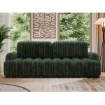 Sofa ACCORIDO - ciemnozielony, sztruks