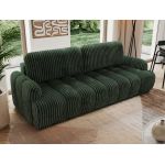 Sofa ACCORIDO - ciemnozielony, sztruks