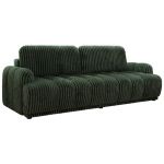 Sofa ACCORIDO - ciemnozielony, sztruks