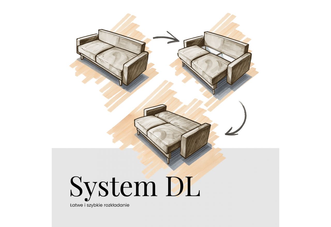 Sofa ACCORIDO - ciemnozielony, sztruks