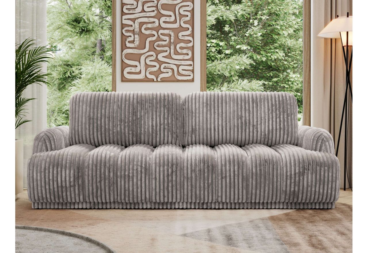 Sofa ACCORIDO - jasnoszary, sztruks