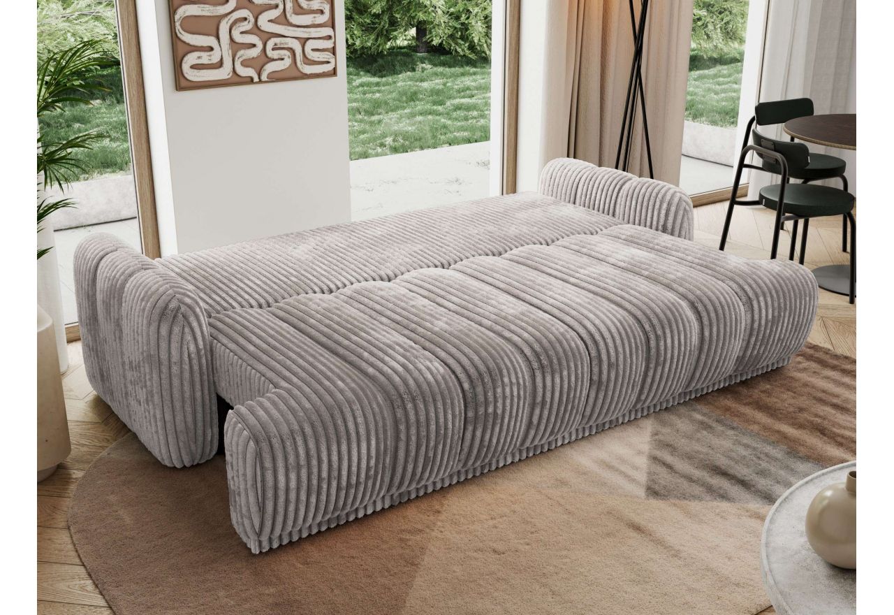 Sofa ACCORIDO - jasnoszary, sztruks