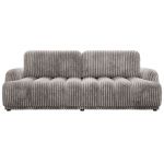 Sofa ACCORIDO - jasnoszary, sztruks