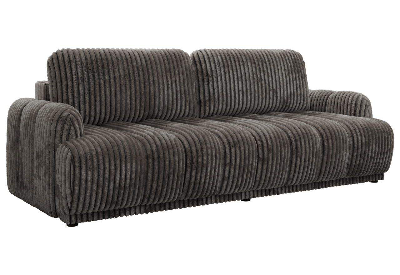 Sofa ACCORIDO - szary, sztruks