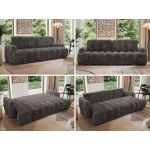 Sofa ACCORIDO - szary, sztruks