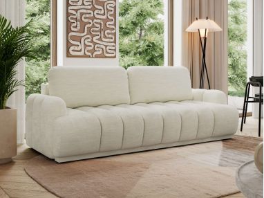 Sofa ACCORIDO - kremowy, szenil gładki