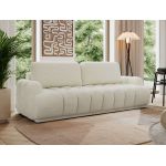 Sofa ACCORIDO - kremowy, szenil gładki