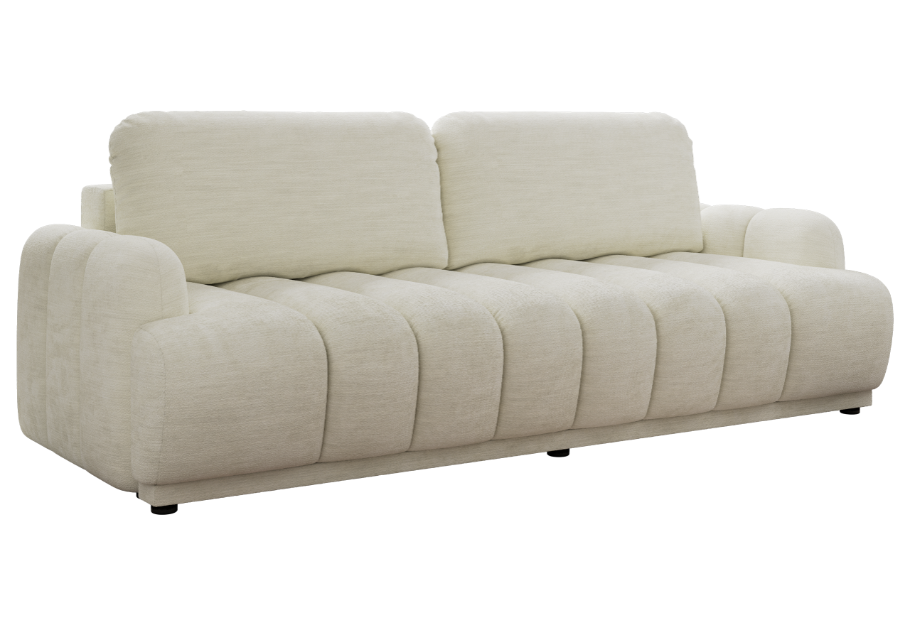 Sofa ACCORIDO - kremowy, szenil gładki