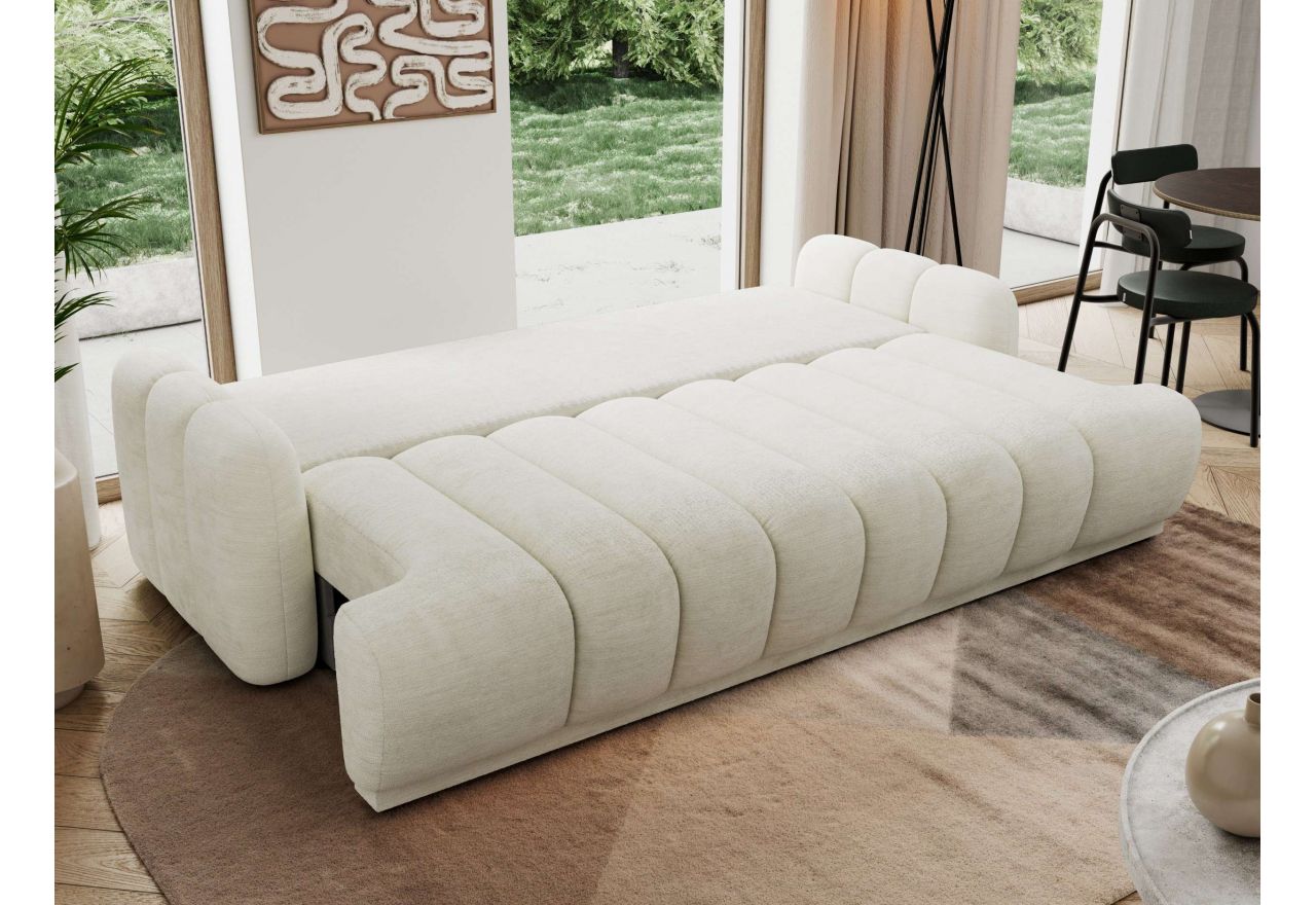 Sofa ACCORIDO - kremowy, szenil gładki
