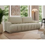 Sofa ACCORIDO - beżowy, szenil gładki