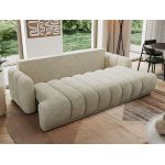 Sofa ACCORIDO - beżowy, szenil gładki
