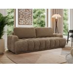 Sofa ACCORIDO - brązowy, szenil gładki