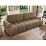 Sofa ACCORIDO - brązowy, szenil gładki