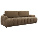 Sofa ACCORIDO - brązowy, szenil gładki