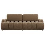 Sofa ACCORIDO - brązowy, szenil gładki
