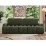 Sofa ACCORIDO - ciemnozielony, szenil gładki