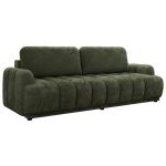 Sofa ACCORIDO - ciemnozielony, szenil gładki