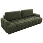 Sofa ACCORIDO - ciemnozielony, szenil gładki