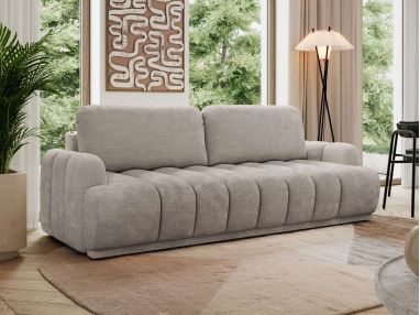 Sofa ACCORIDO - jasnoszary, szenil gładki