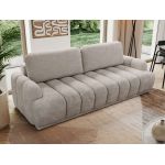 Sofa ACCORIDO - jasnoszary, szenil gładki