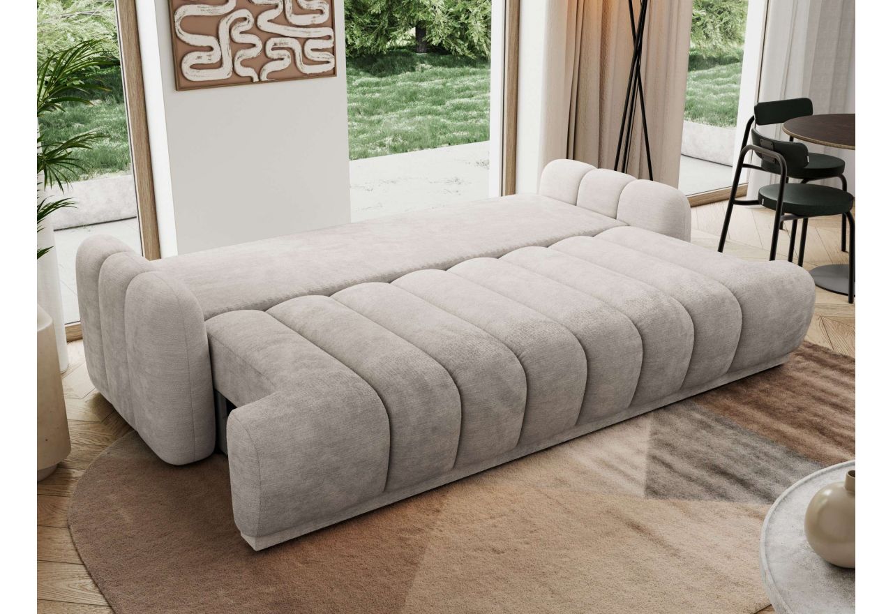 Sofa ACCORIDO - jasnoszary, szenil gładki