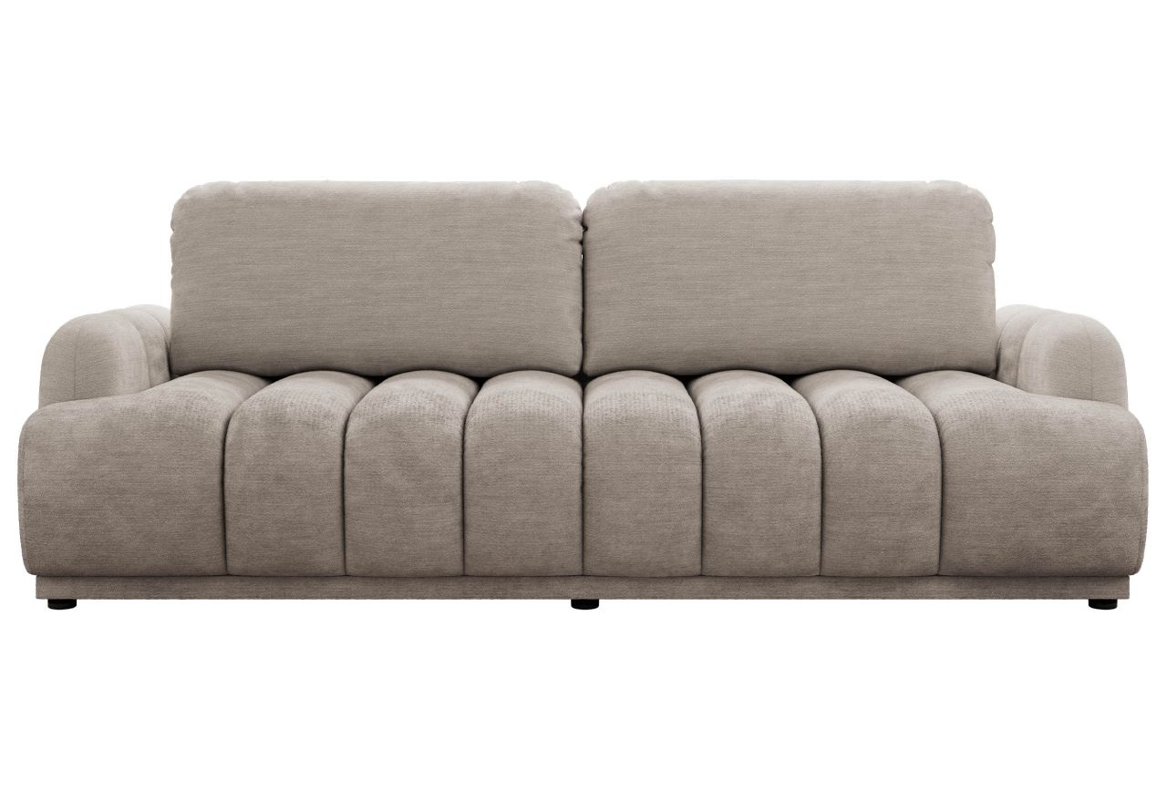Sofa ACCORIDO - jasnoszary, szenil gładki