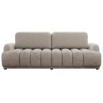 Sofa ACCORIDO - jasnoszary, szenil gładki