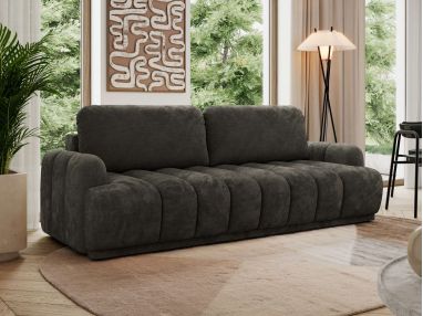Sofa ACCORIDO - ciemnoszary, szenil gładki