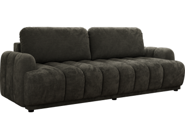 Sofa ACCORIDO - ciemnoszary, szenil gładki