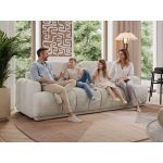 Sofa ACCORIDO - ciemnoszary, szenil gładki