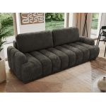 Sofa ACCORIDO - ciemnoszary, szenil gładki