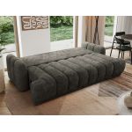 Sofa ACCORIDO - ciemnoszary, szenil gładki