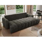 Sofa ACCORIDO - ciemnoszary, szenil gładki