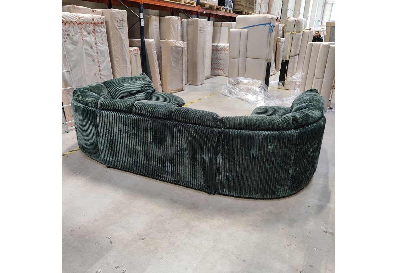 Narożnik COMODO U - Tilia 39 - zielony - OUTLETU