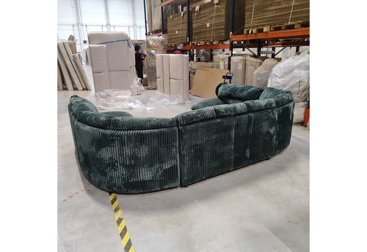 Narożnik COMODO U - Tilia 39 - zielony - OUTLETU