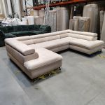 Narożnik PETER U - Monolith 02 - beżowy - OUTLETU