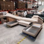 Narożnik PETER U - Monolith 02 - beżowy - OUTLETU