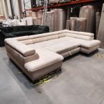 Narożnik PETER U - Monolith 02 - beżowy - OUTLETU