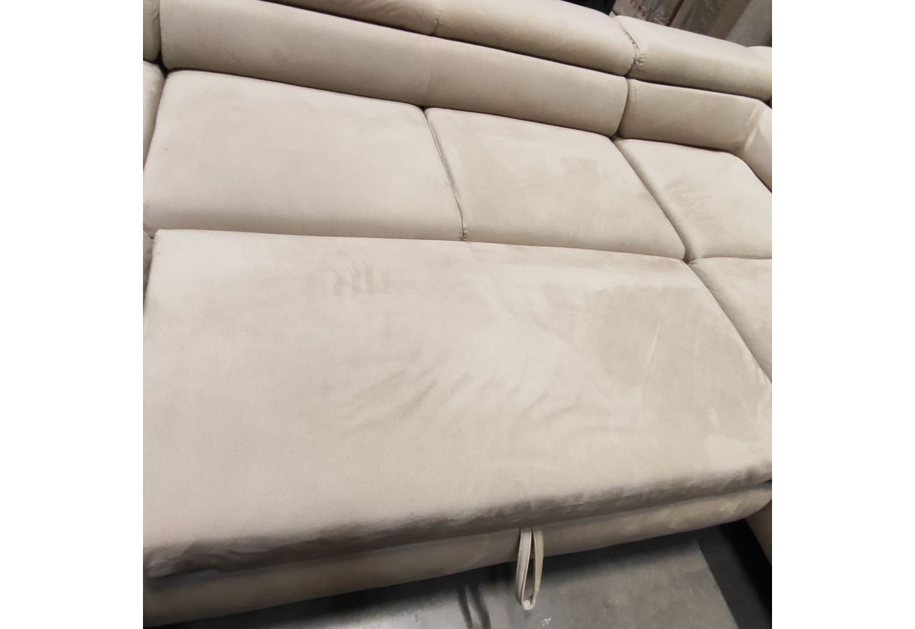 Narożnik PETER U - Monolith 02 - beżowy - OUTLETU