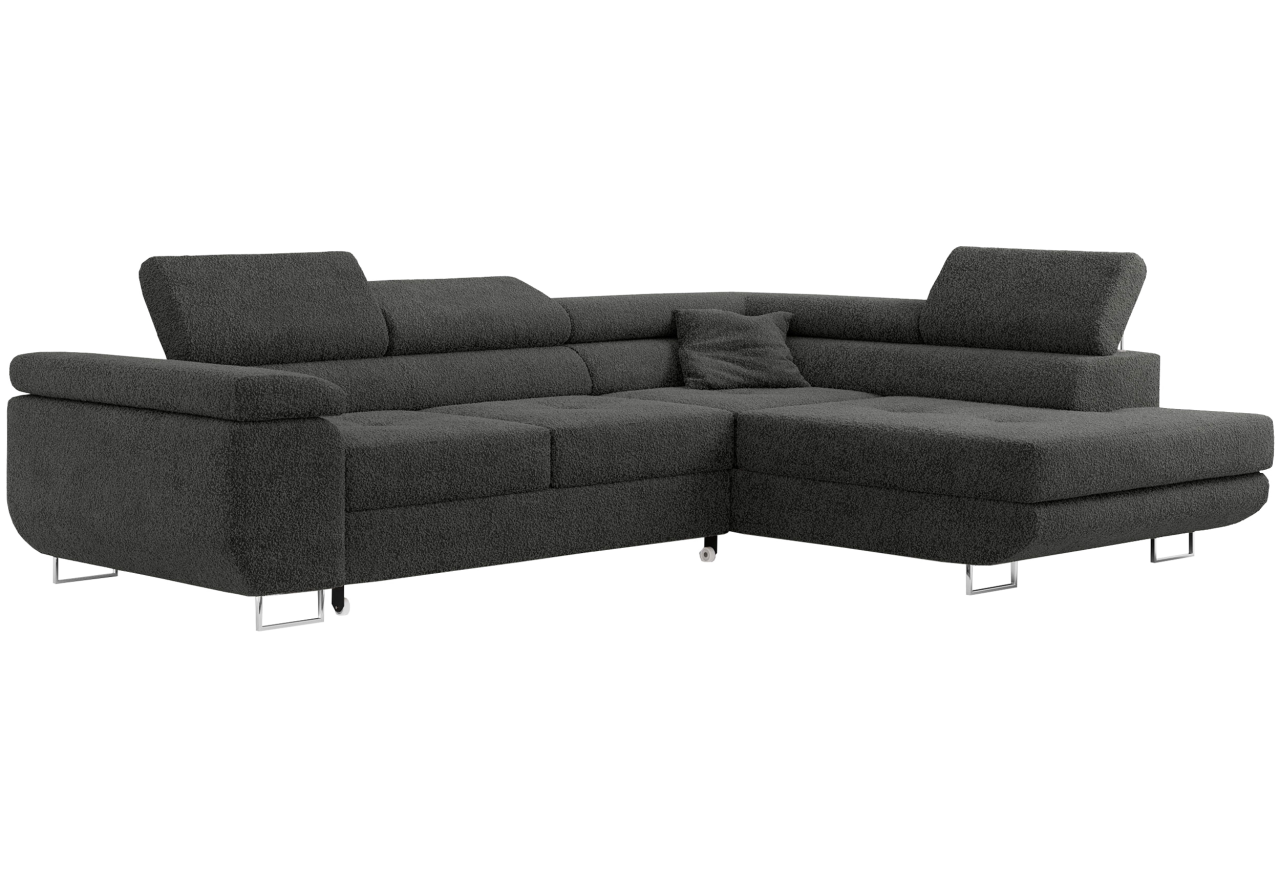 Narożnik GUSTAW L - Abriamo 08 - szary - OUTLETU