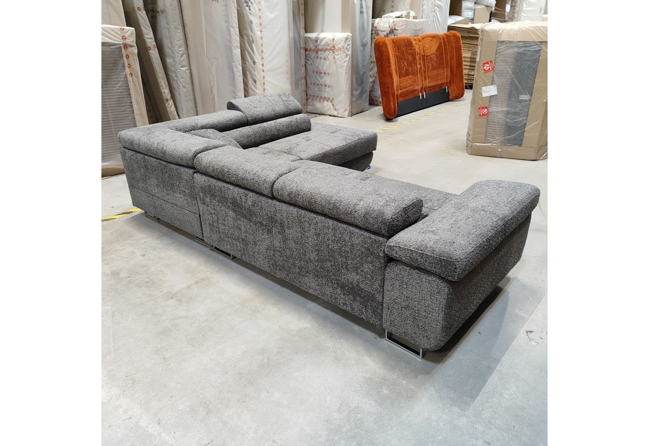 Narożnik GUSTAW L - Abriamo 08 - szary - OUTLETU