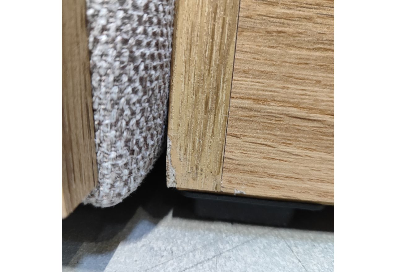 Łóżko kontynentalne ALBERO 3 160x200 - Matana 17 - beżowy - OUTLETU