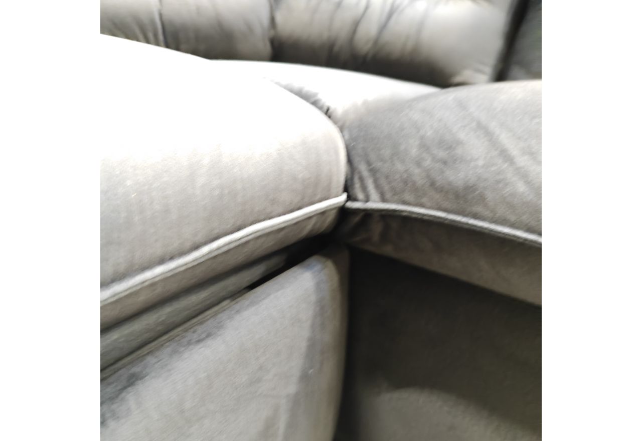 Narożnik COMODO U - Monolith 92 - ciemny szary - OUTLETU