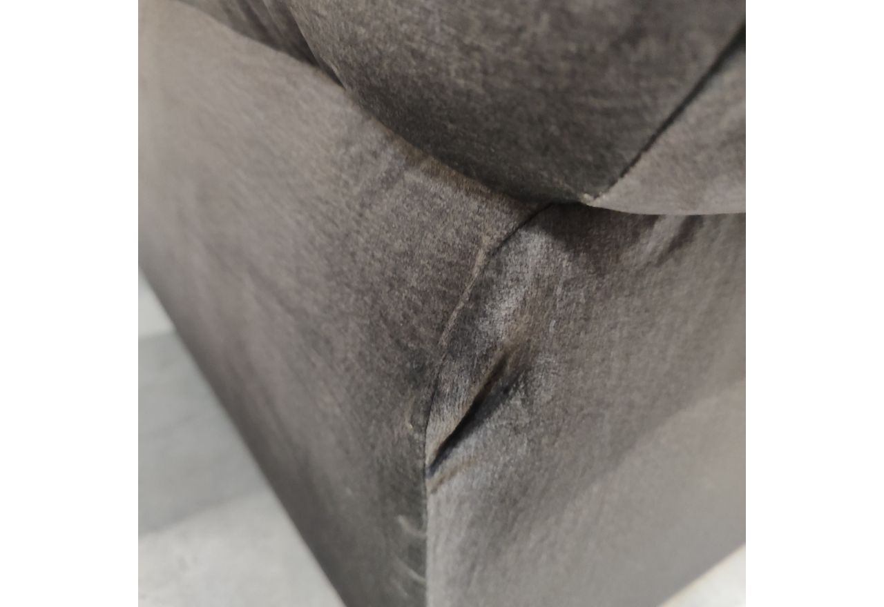 Narożnik COMODO U - Monolith 92 - ciemny szary - OUTLETU