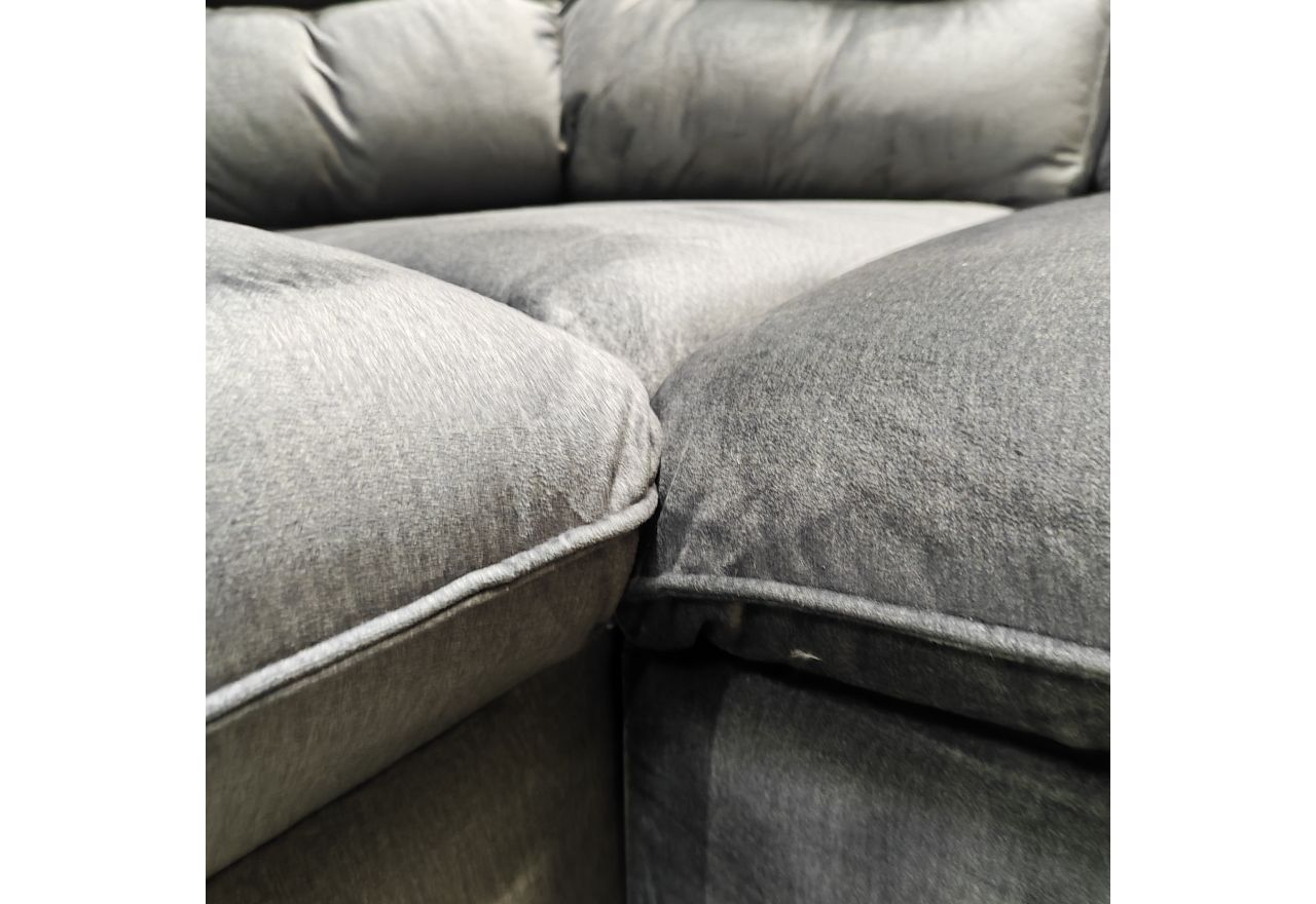 Narożnik COMODO U - Monolith 92 - ciemny szary - OUTLETU