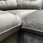 Narożnik COMODO U - Monolith 92 - ciemny szary - OUTLETU