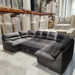 Narożnik COMODO U - Monolith 92 - ciemny szary - OUTLETU