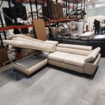 Narożnik PETER L - Monolith 02 - beżowy - OUTLETU