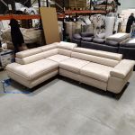 Narożnik PETER L - Monolith 02 - beżowy - OUTLETU